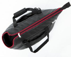 Hobbydog Torba Z Eko Skóry Czarna R1 20x36x22 cm 3