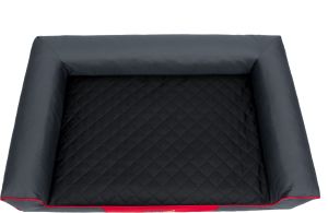 Hobbydog VICTORIA GRAFIT Z CZARNYM MATERACEM - XL 2