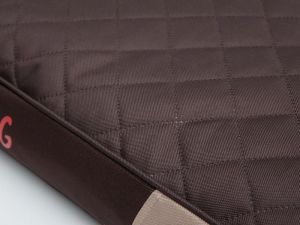 Hobbydog Legowisko Victoria - Beż z brązowym materacem XXL 4