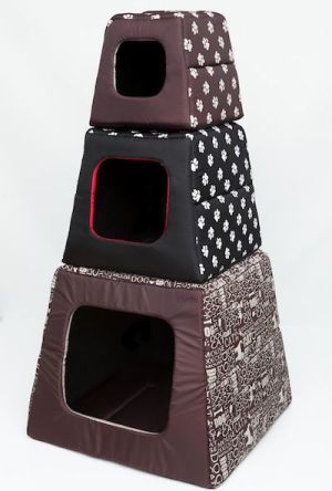 Hobbydog Legowisko Piramida - Beż w kości R3 7