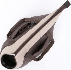 Hobbydog R3 Torba Brąz Z Beżowym Szalem (Nubuk) 2