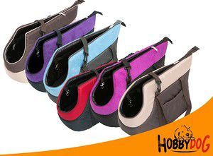 Hobbydog R1 Torba Czarny Z Różowym Szalem (Nubuk) 2