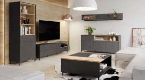 Forte Komoda Beton - Dąb Sonoma 4