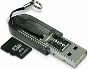 Czytnik Kingston Czytnik kart MicroSD USB 2.0 + microSD 1GB 1