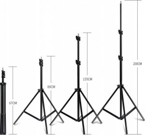 Lampa studyjna Retoo 2 LAMPY FOTOGRAFICZNE 1200W STATYW SOFTBOX 50X70cm 13
