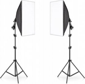 Lampa studyjna Retoo 2 LAMPY FOTOGRAFICZNE 1200W STATYW SOFTBOX 50X70cm 2