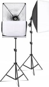 Lampa studyjna Retoo 2 LAMPY FOTOGRAFICZNE 1200W STATYW SOFTBOX 50X70cm 8