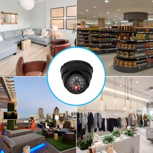 Retoo ATRAPA KAMERY PRZEMYSŁOWEJ KAMERA KOPUŁKA DIODA 11