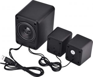 Głośniki komputerowe Retoo 2.1 LED USB 5W 12