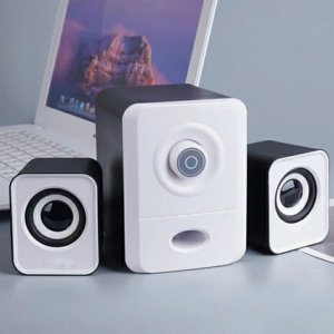 Głośniki komputerowe Retoo 2.1 LED USB 5W 5