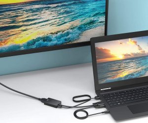 Adapter AV Retoo HDMI - D-Sub (VGA) + Jack 3.5mm czarny (E394) 4