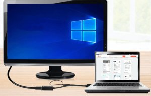 Adapter AV Retoo HDMI - D-Sub (VGA) + Jack 3.5mm czarny (E394) 6