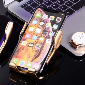 Retoo UCHWYT SAMOCHODOWY NA TELEFON Z INDUKCYJNĄ ŁADOWARKĄ 12