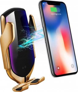 Retoo UCHWYT SAMOCHODOWY NA TELEFON Z INDUKCYJNĄ ŁADOWARKĄ 3