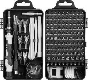 Retoo WKRĘTAKI PRECYZYJNE BITY KOŃCÓWKI ZESTAW 115w1 14