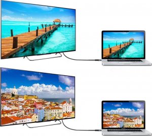 Kabel USB Retoo USB-C - HDMI 2 m Czarno-szary (E494) 13