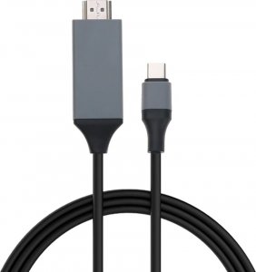 Kabel USB Retoo USB-C - HDMI 2 m Czarno-szary (E494) 2