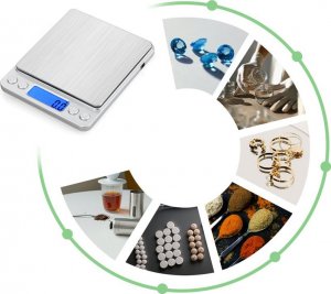 Waga kuchenna Retoo ELEKTRONICZNA WAGA KUCHENNA LCD PRECYZYJNA GRAMOWA 12