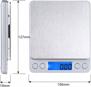 Waga kuchenna Retoo ELEKTRONICZNA WAGA KUCHENNA LCD PRECYZYJNA GRAMOWA 16