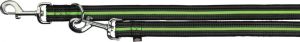 Trixie Smycz Fusion regulowana - Czarno-zielona 2.5 cm L-XL 1