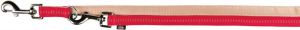 Trixie Smycz Softline Elegance regulowana - Czerwono-beżowa 2.5 cm L-XL 1