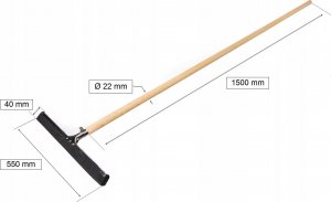 Kotarbau GUMA DO ZBIERANIA WODY Z TRZONEM 55CM ŚCIĄGACZ 3