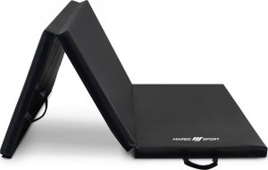 Marbo Sport Materac gimnastyczny składany twardy z rzepami 180 x 90 x 5 cm czarny - Marbo Sport 3