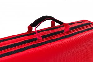 Marbo Sport Materac gimnastyczny składany twardy z rzepami 180 x 60 x 5 cm czerwony - Marbo Sport 3