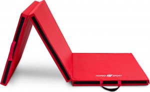 Marbo Sport Materac gimnastyczny składany twardy z rzepami 180 x 60 x 5 cm czerwony - Marbo Sport 4