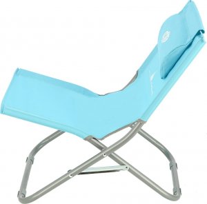 Nils Extreme NC3136 NIEBIESKI KRZESŁO PLAŻOWE Z PODUSZKĄ NILS CAMP 2