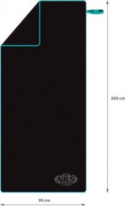 Nils Extreme NCR13 RĘCZNIK Z MIKROFIBRY 200X90 cm NILS CAMP (Szary) 13