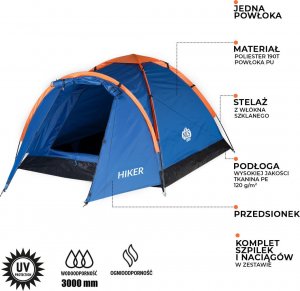 Namiot turystyczny Nils Extreme Hiker NC6010 7