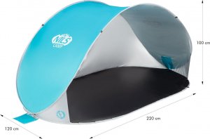 Nils Extreme NC3174 NAMIOT PLAŻOWY SAMOROZKŁADAJĄCY PODŁOGA NILS CAMP (Szary) 27