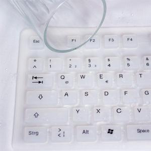 Klawiatura LogiLink Silicone Przewodowa Biała DE (ID0018A) 2