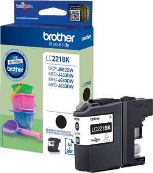 Tusz Brother tusz oryginalny LC-221BK, Black 1