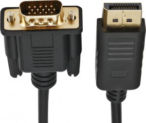 Kabel Retoo DisplayPort - D-Sub (VGA) 1.8m czarny (E375) 1