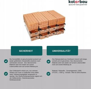 Kotarbau DUŻA ROZPAŁKA DO KOMINKA PIECA PODPAŁKA 2600 SZT 2