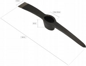 Kotarbau KILOF 2,5 DWURAMIENNY GÓRNICZY HARTOWANY TRZON 2