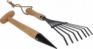 Kotarbau KOMPLET OGRODNICZY ZESTAW GRABKI ŁOPATKA WIDEŁKI 6