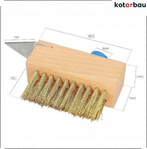 Kotarbau SZCZOTKA DO KOSTKI BRUKOWEJ DRUCIANA SKROBAK 2 SZT 2