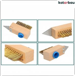 Kotarbau SZCZOTKA DO KOSTKI BRUKOWEJ DRUCIANA SKROBAK 2 SZT 5