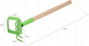 Kotarbau ZESTAW OGRODNIKA ŁOPATKA GRABKI WIDEŁKI MOTYKA 6 2