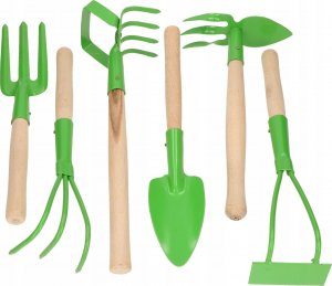 Kotarbau ZESTAW OGRODNIKA ŁOPATKA GRABKI WIDEŁKI MOTYKA 6 9