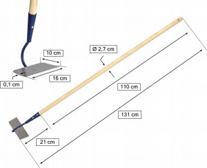 Kotarbau HACZKA OGRODOWA NITOWANA MOTYCZKA KOPACZKA GRACA 2