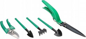 Kotarbau KOMPLET OGRODNICZY ZESTAW GRABKI ŁOPATKA SEKATOR 6