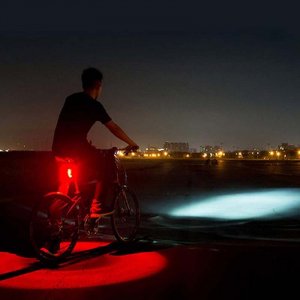 Retoo LAMPKA ROWEROWA LED OŚWIETLENIE ROWER PRZÓD + TYŁ 12