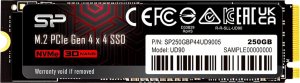 Dysk SSD Silicon Power UD90 250GB M.2 2280 PCI-E x4 Gen4 NVMe (SP250GBP44UD9005               ) 1