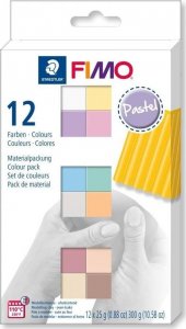 Staedtler Fimo Soft 12x25g kolory Pastel 1