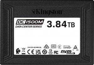 Dysk serwerowy Kingston DC1500M 3.84TB U.2 PCI-E x4 Gen 3.0 NVMe  (SEDC1500M/3840G                ) 1