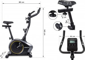 Rower stacjonarny Urbogym Argo magnetyczny Yellow 11